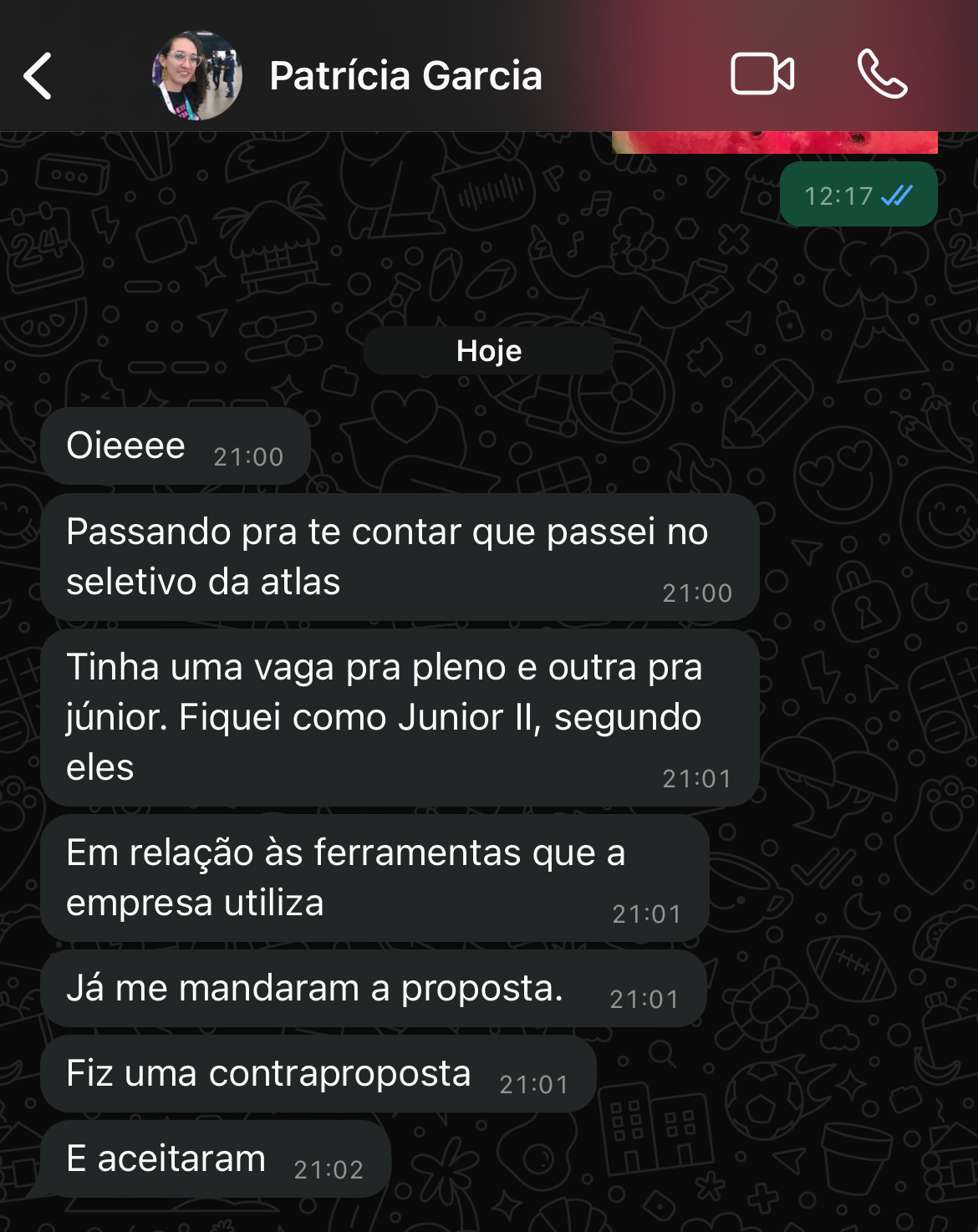 Feedback da aluna Patrícia Garcia sobre aprovação na Atlas